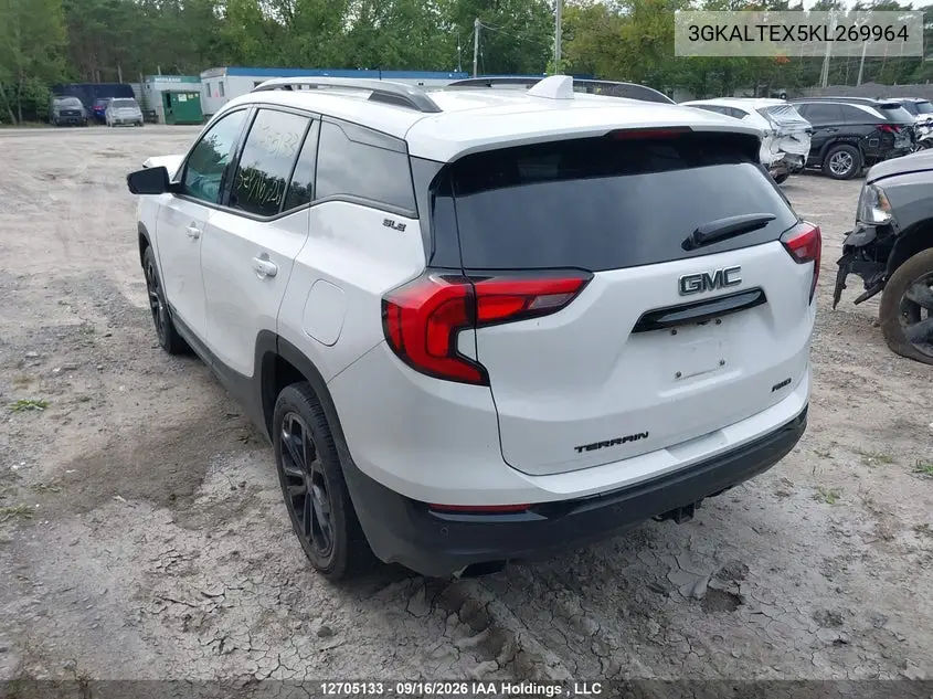 2019 GMC TERRAIN VIN 3GKALTEX5KL269964 — фото 3