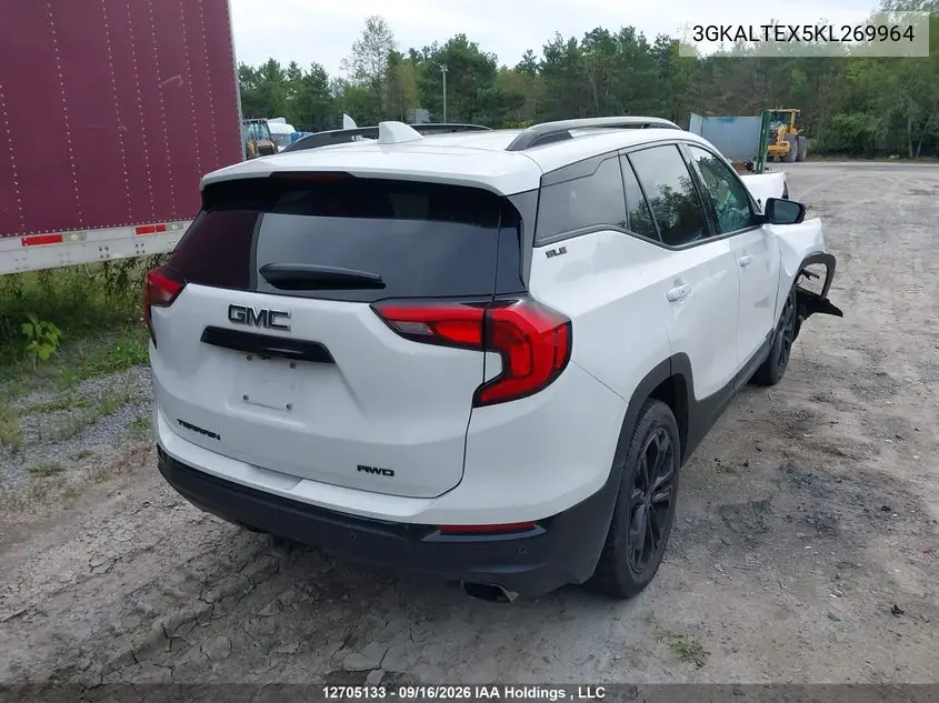 2019 GMC TERRAIN VIN 3GKALTEX5KL269964 — фото 4