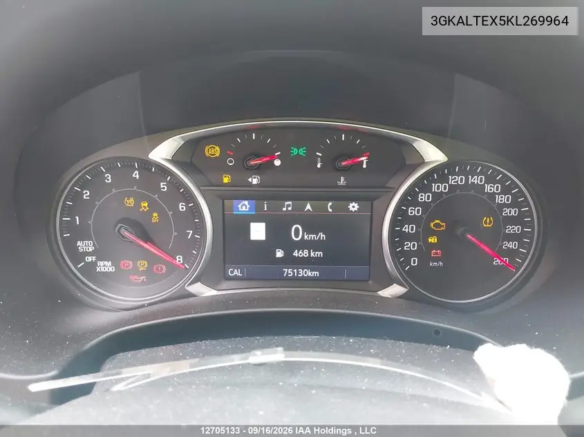 2019 GMC TERRAIN VIN 3GKALTEX5KL269964 — фото 7