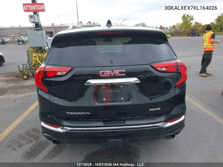 2019 GMC TERRAIN VIN 3GKALXEX7KL164026 — фото 17