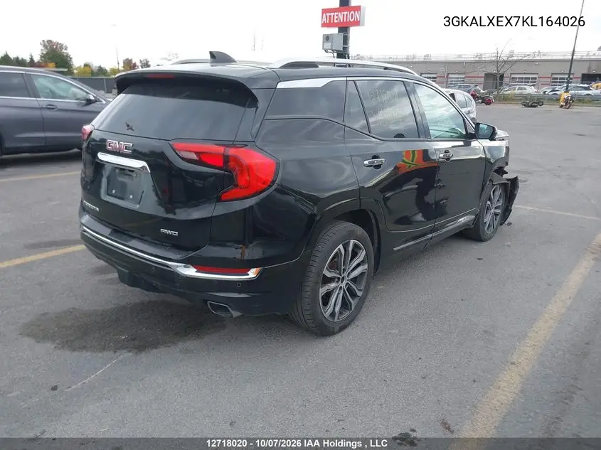 2019 GMC TERRAIN VIN 3GKALXEX7KL164026 — фото 4
