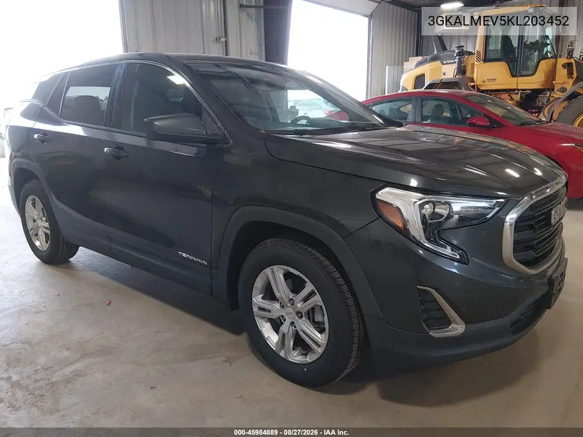 GMC TERRAIN 2019, VIN 3GKALMEV5KL203452