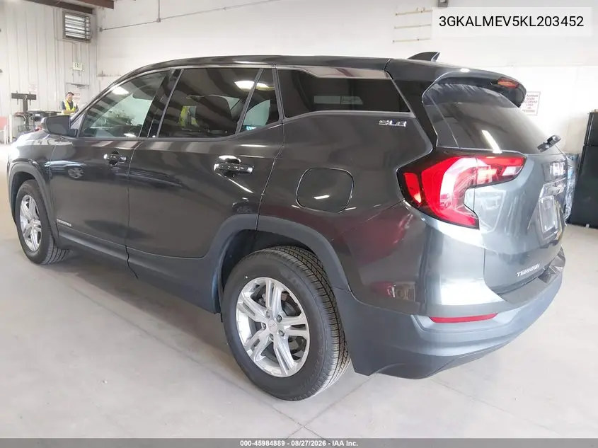 2019 GMC TERRAIN VIN 3GKALMEV5KL203452 — фото 3