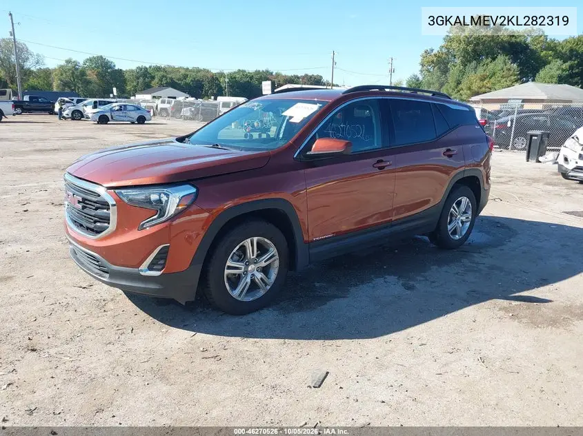 2019 GMC TERRAIN VIN 3GKALMEV2KL282319 — фото 2
