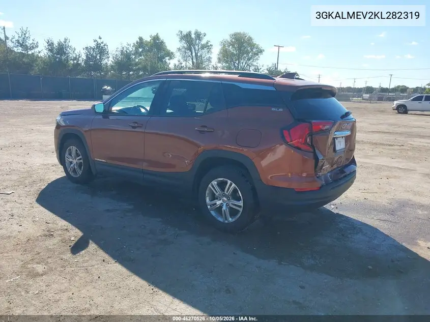 2019 GMC TERRAIN VIN 3GKALMEV2KL282319 — фото 3