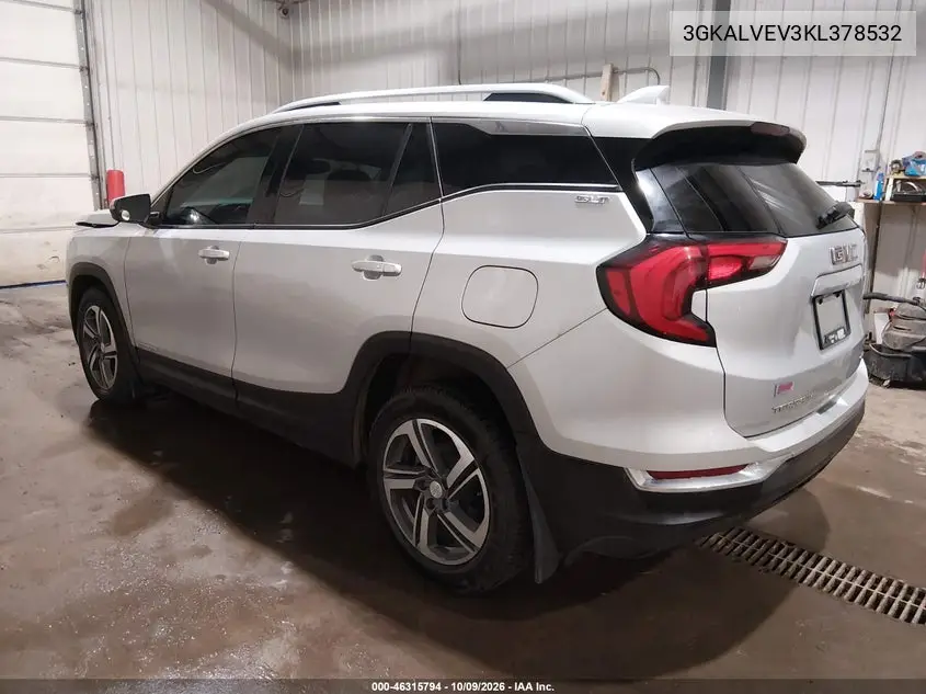 2019 GMC TERRAIN VIN 3GKALVEV3KL378532 — фото 3