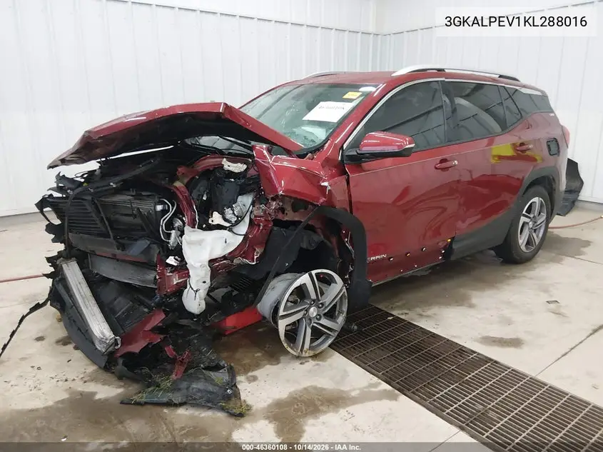 2019 GMC TERRAIN VIN 3GKALPEV1KL288016 — фото 2