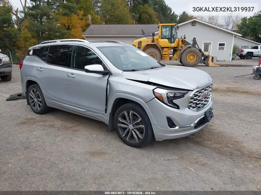 GMC TERRAIN 2019, VIN 3GKALXEX2KL319937