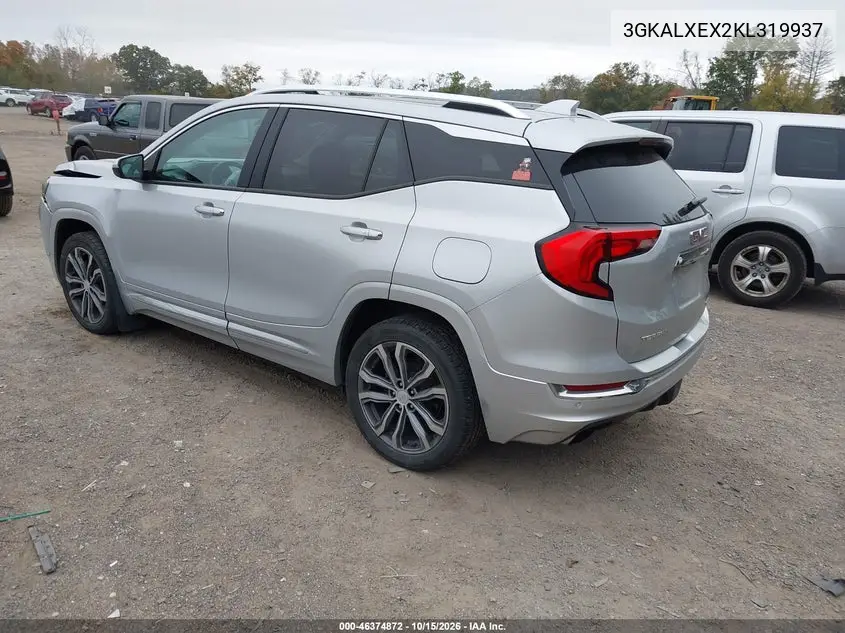 2019 GMC TERRAIN VIN 3GKALXEX2KL319937 — фото 3
