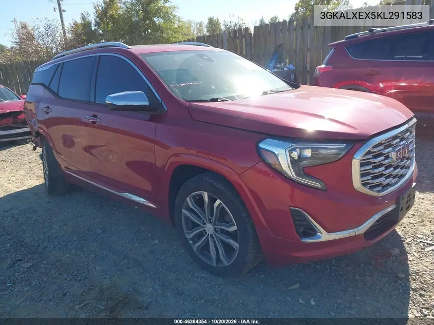 GMC TERRAIN 2019, VIN 3GKALXEX5KL291583