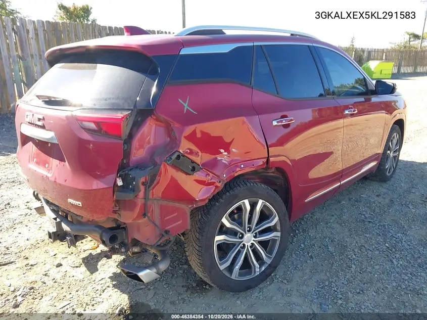 2019 GMC TERRAIN VIN 3GKALXEX5KL291583 — фото 4