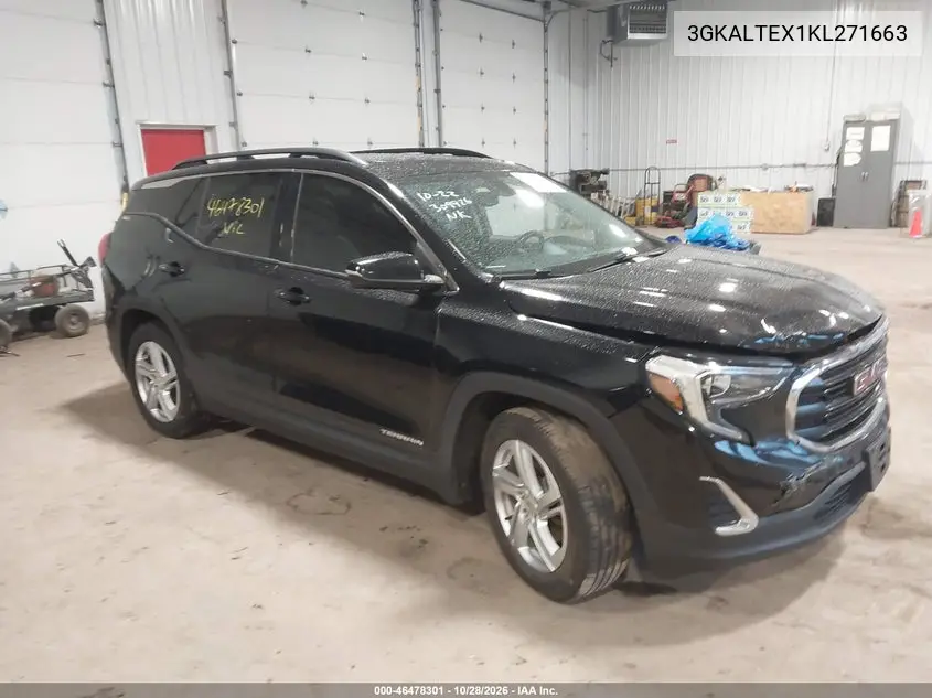 GMC TERRAIN 2019, VIN 3GKALTEX1KL271663