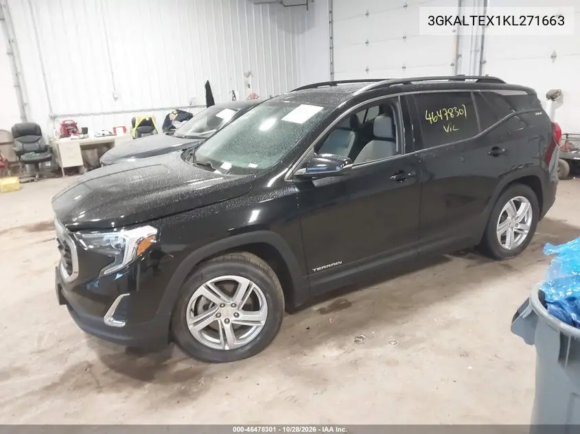 2019 GMC TERRAIN VIN 3GKALTEX1KL271663 — фото 2