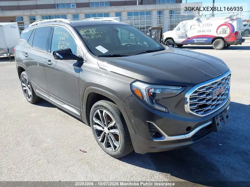GMC TERRAIN 2020, VIN 3GKALXEX8LL166935