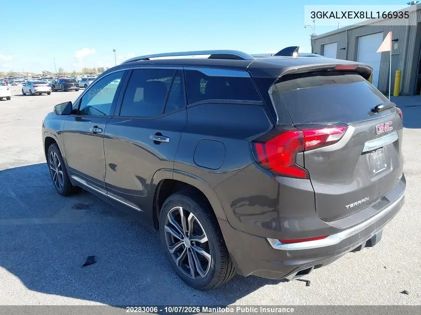 2020 GMC TERRAIN VIN 3GKALXEX8LL166935 — фото 3