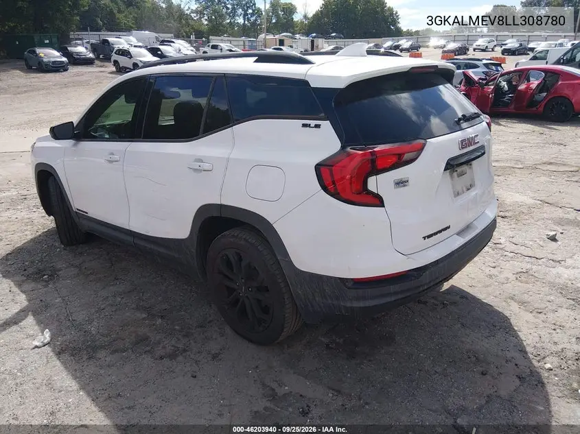 2020 GMC TERRAIN VIN 3GKALMEV8LL308780 — фото 3