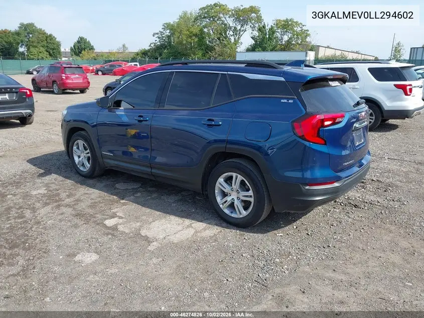 2020 GMC TERRAIN VIN 3GKALMEV0LL294602 — фото 3