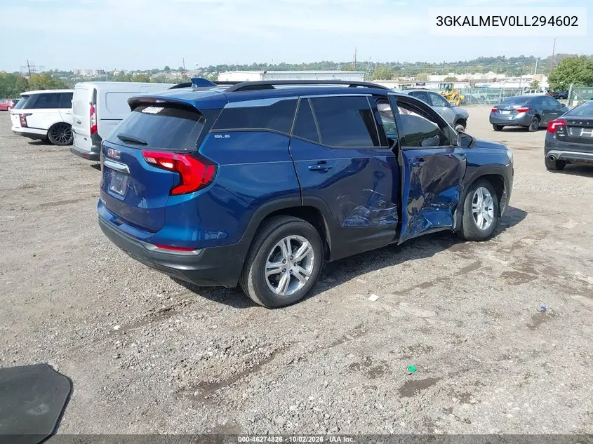 2020 GMC TERRAIN VIN 3GKALMEV0LL294602 — фото 4