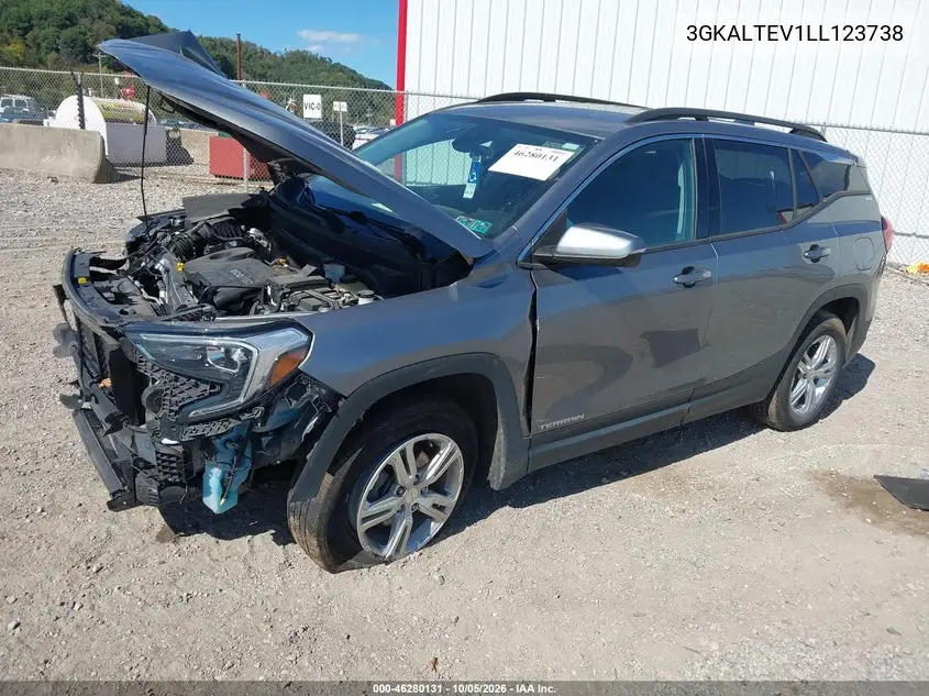 2020 GMC TERRAIN VIN 3GKALTEV1LL123738 — фото 2
