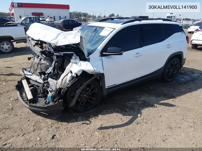 2020 GMC TERRAIN VIN 3GKALMEV0LL141900 — фото 2