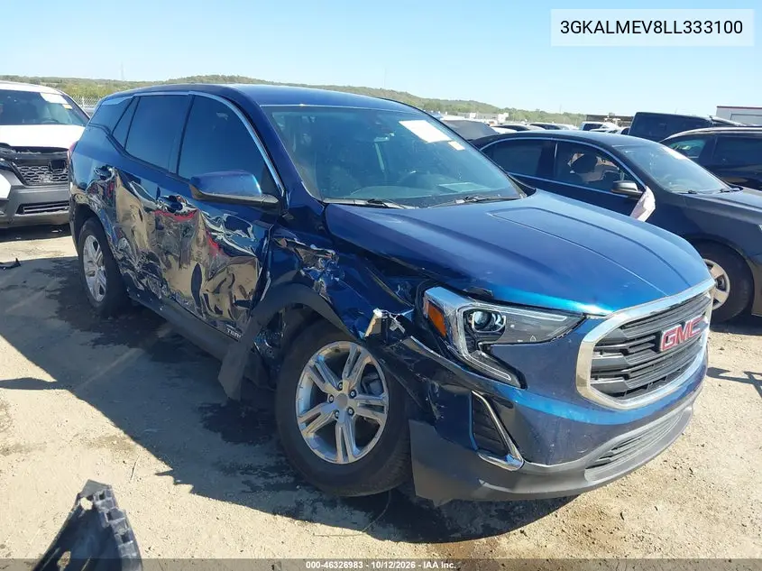 GMC TERRAIN 2020, VIN 3GKALMEV8LL333100