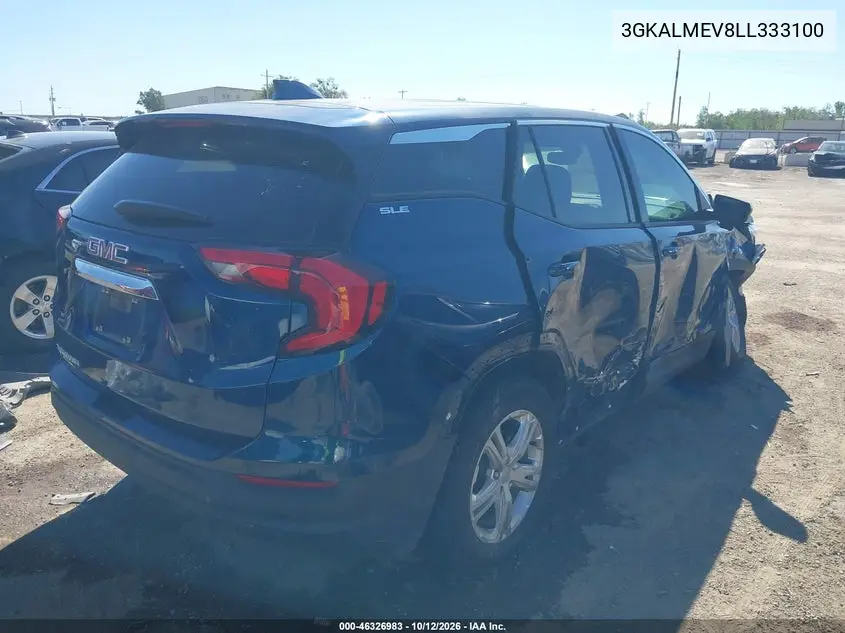 2020 GMC TERRAIN VIN 3GKALMEV8LL333100 — фото 4