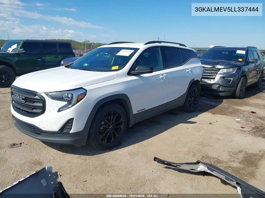 2020 GMC TERRAIN VIN 3GKALMEV5LL337444 — фото 2