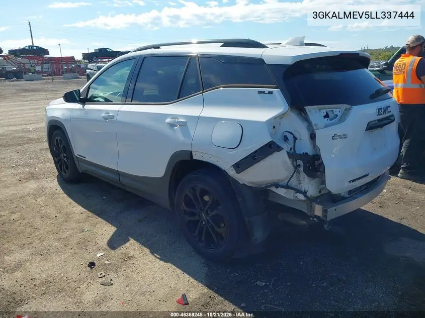 2020 GMC TERRAIN VIN 3GKALMEV5LL337444 — фото 3