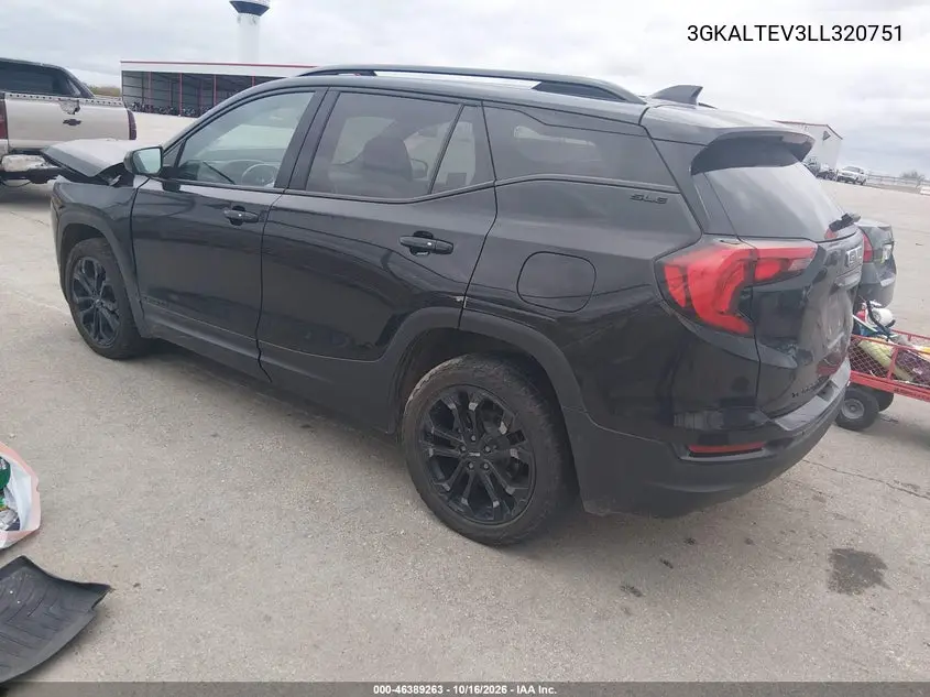 2020 GMC TERRAIN VIN 3GKALTEV3LL320751 — фото 3