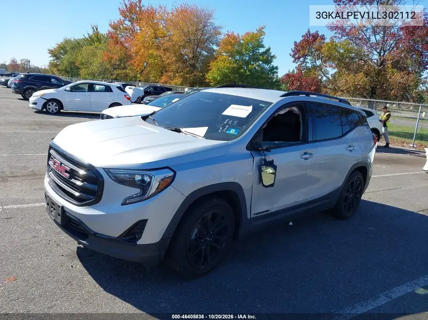 2020 GMC TERRAIN VIN 3GKALPEV1LL302112 — фото 2