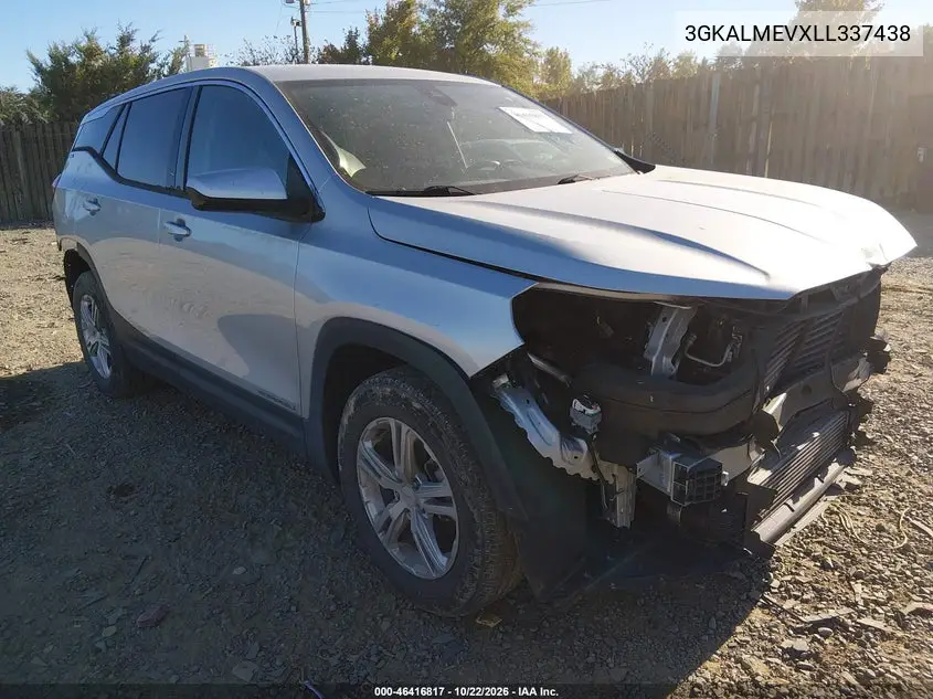 GMC TERRAIN 2020, VIN 3GKALMEVXLL337438