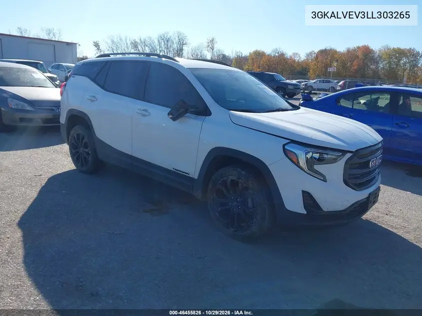 GMC TERRAIN 2020, VIN 3GKALVEV3LL303265