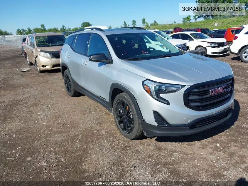 GMC TERRAIN 2021, VIN 3GKALTEV8ML377058