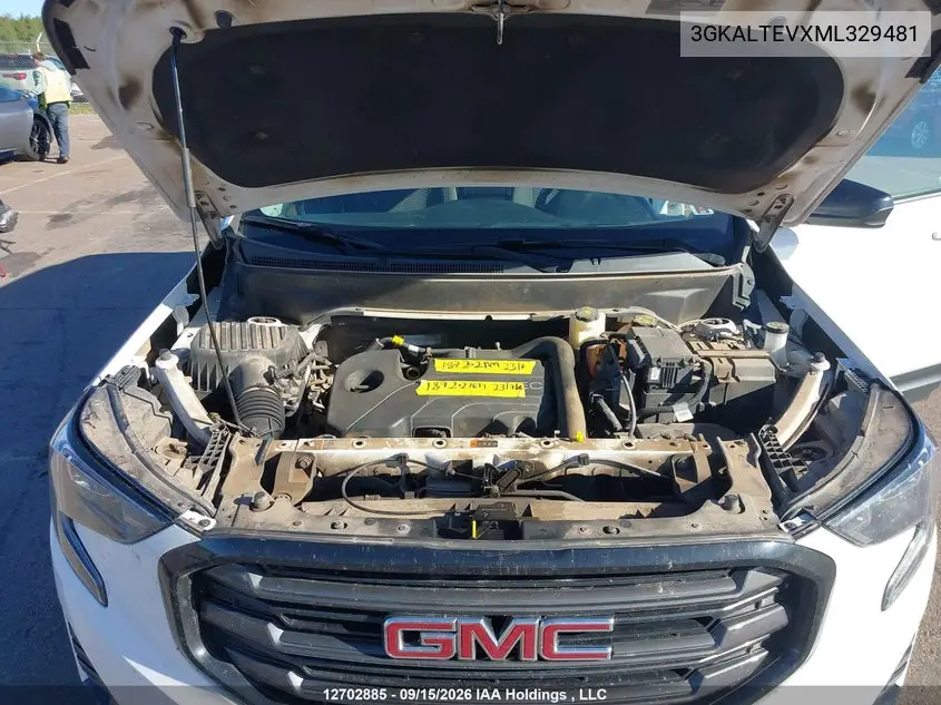 2021 GMC TERRAIN VIN 3GKALTEVXML329481 — фото 10