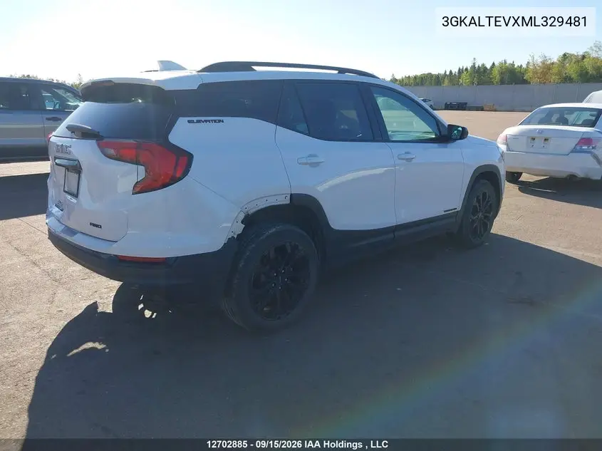 2021 GMC TERRAIN VIN 3GKALTEVXML329481 — фото 4