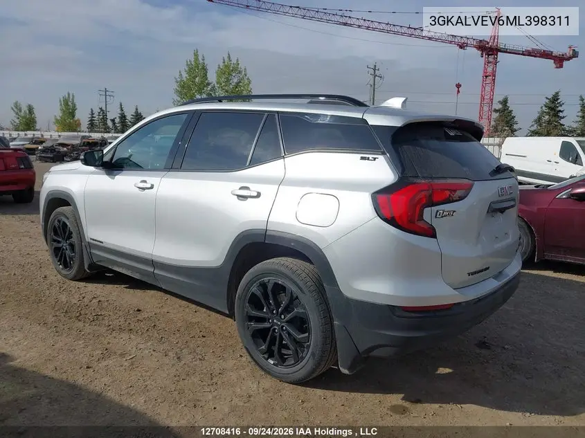 2021 GMC TERRAIN VIN 3GKALVEV6ML398311 — фото 3