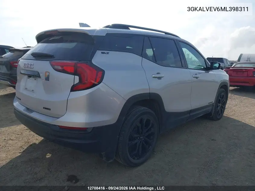 2021 GMC TERRAIN VIN 3GKALVEV6ML398311 — фото 4