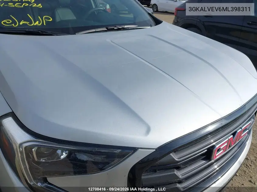 2021 GMC TERRAIN VIN 3GKALVEV6ML398311 — фото 6