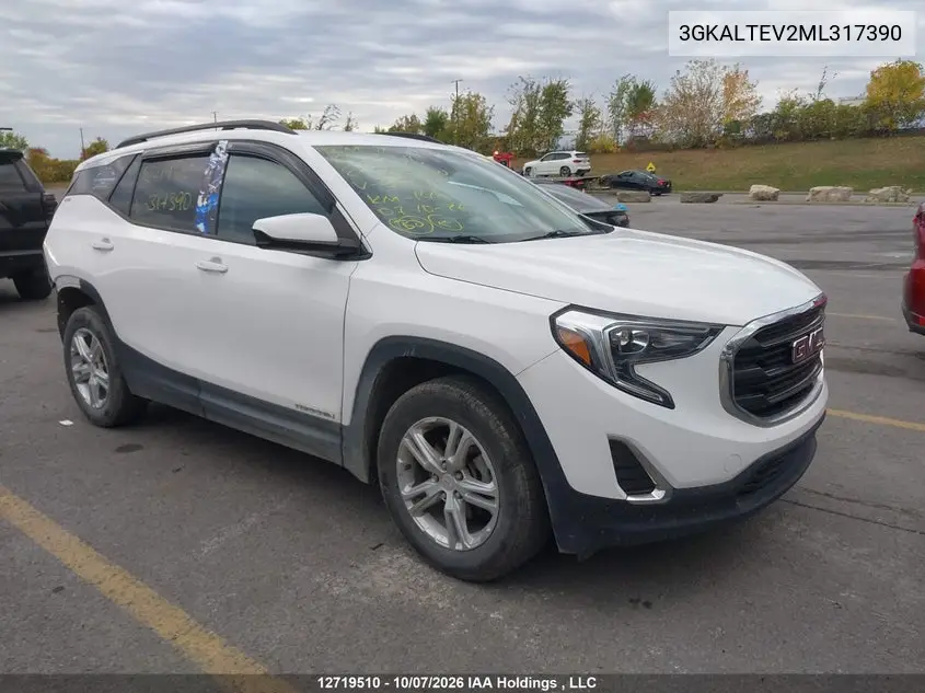 GMC TERRAIN 2021, VIN 3GKALTEV2ML317390