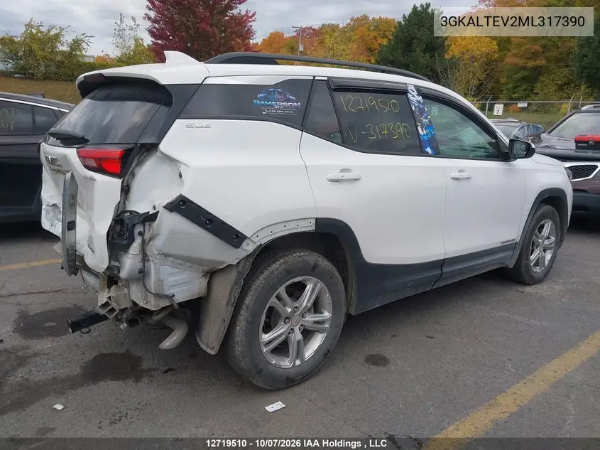 2021 GMC TERRAIN VIN 3GKALTEV2ML317390 — фото 4