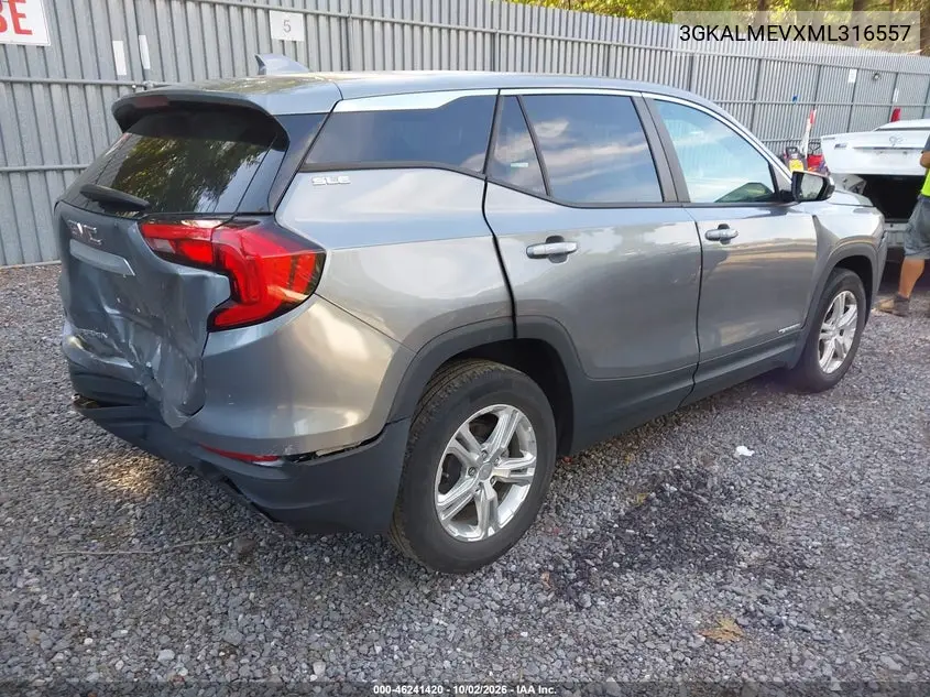 2021 GMC TERRAIN VIN 3GKALMEVXML316557 — фото 4