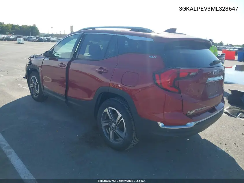 2021 GMC TERRAIN VIN 3GKALPEV3ML328647 — фото 3