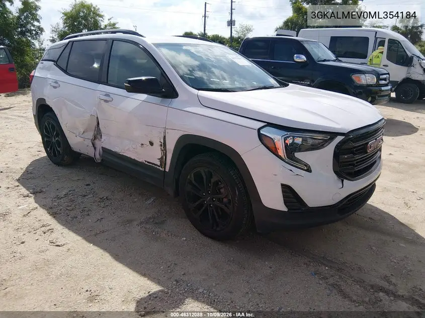 GMC TERRAIN 2021, VIN 3GKALMEV0ML354184