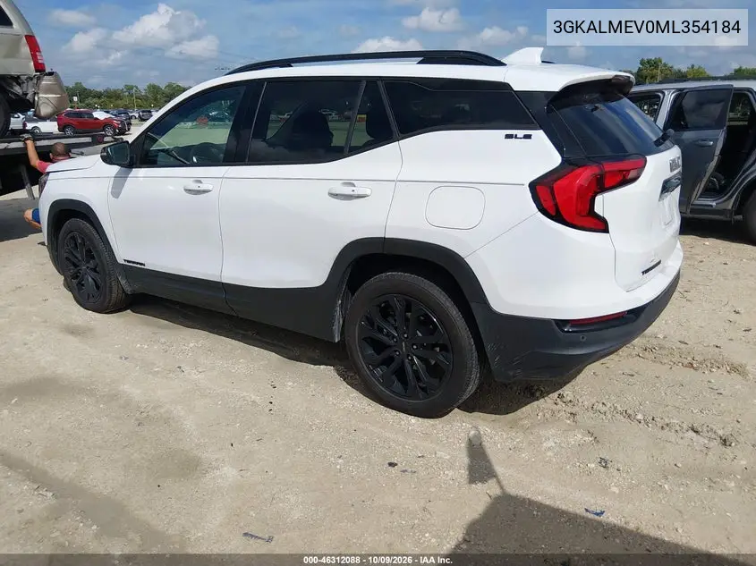 2021 GMC TERRAIN VIN 3GKALMEV0ML354184 — фото 3