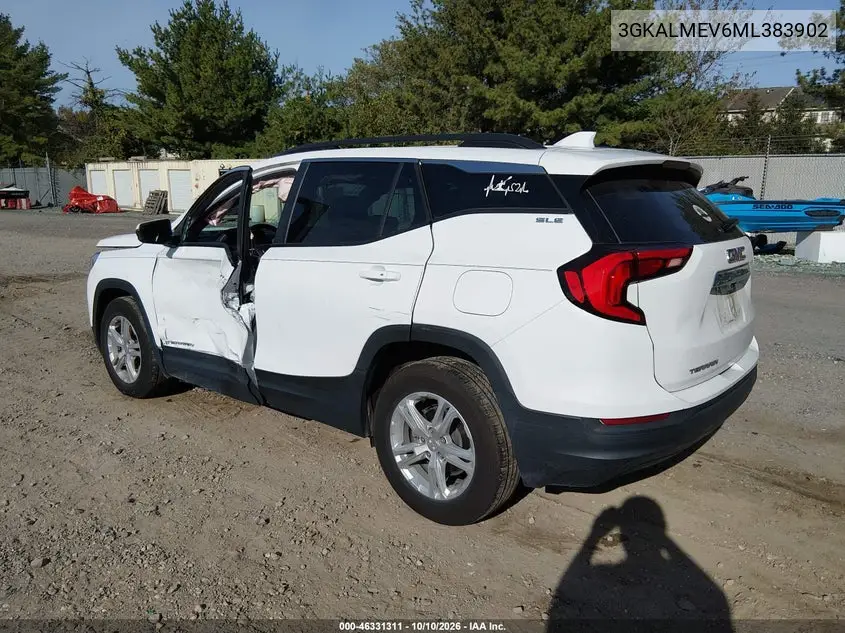 2021 GMC TERRAIN VIN 3GKALMEV6ML383902 — фото 3