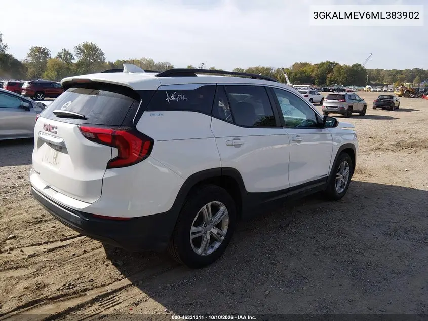 2021 GMC TERRAIN VIN 3GKALMEV6ML383902 — фото 4