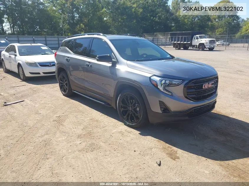 GMC TERRAIN 2021, VIN 3GKALPEV8ML322102