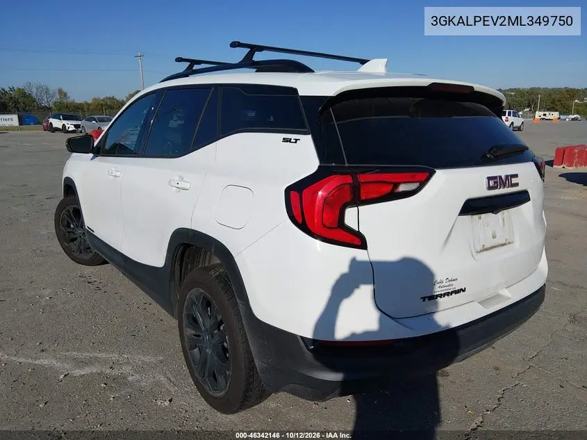 2021 GMC TERRAIN VIN 3GKALPEV2ML349750 — фото 3