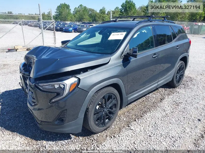 2021 GMC TERRAIN VIN 3GKALPEV9ML327194 — фото 2