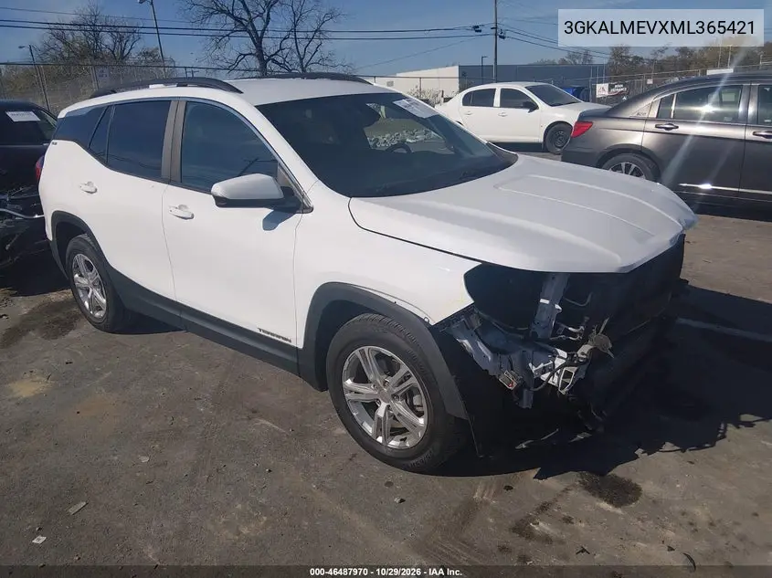 GMC TERRAIN 2021, VIN 3GKALMEVXML365421